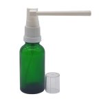 30ML Green Glass Aromatherapy Bottle With Throat Sprayer 18 65