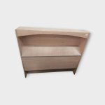 Brown Headboard With Shelving