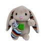 Soft Cuddly Bunny Toy With Calming Music And Interactive Pullable Radish