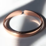Elegant And Minimalist Bohemian Style Copper Bangle Gender Neutral Perfect For Everyday Wear And Party Gifts