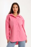 Ladies Oversized Poplin Long Sleeve Casual Winter Shirt