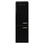 Smeg FAB32RBL6 60CM 50’S Style Total No Frost Fridge Freezer Left-hand Hinge – Glossy Black
