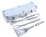 Stainless Steel Grill Utensils Set With Case - 3 Piece