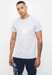 Puff Print Short Sleeve Tee - Grey Melange