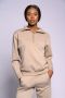 Rib Collar Zip Top