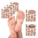 Moleskin For Feet Adhesive Moleskin Padding Moleskin Pads For Feet Shoes Toes Heel Blister Prevention Tape Patch 6 Sheets - 66 P