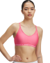 Under Armour Women's Ua Crossback Low Sports Bra - Super Pink/white