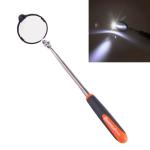 Retractable Vehicle Car Chassis Telescoping Inspection Mirror With 1 Pcs 5MM LED Light Mirror Diameter: 55MM Max Expanding Lengt