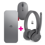 Lenovo Go Bundle: Wired Anc Headset 10000MAH Wireless Power Bank Wireless Mouse