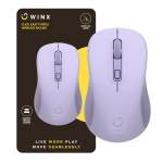 Click Wireless Ambidextrous Mouse 1600 Dpi Purple