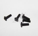 Screws – M2X6MM Round Head Hex Socket Screws – Black 5PCS