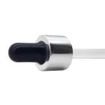 20ML Pipette - Black & Silver Collar For Aromatherapy Bottle 18 69