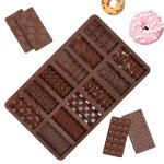 Chocolate Bars Texture 3D Mold
