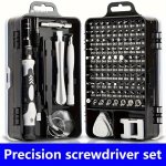 Chrome Vanadium Steel Precision Screwdriver Set - Multi-piece Toolkit For Electronics Repair Phone And Tablet Disassembly With F