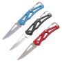 Camping Razor Sharp Stainless Steel Keyring Pocket Knife Set Of 3 14CM