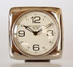 Silver Square Table Clock – 18X17CM