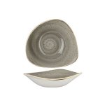 Stonecast - Peppercorn Grey - Triangle Bowl - 18.5CM 12 - CC-SPGS-TRB7.1