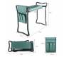 Foldable 2 In 1 Garden Kneeler Garden Stool