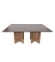 Cardiff Conference Table - Square 180CM - Storm Grey & Sahara