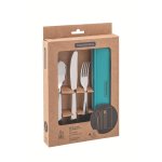 Tramontina By Green Travel Flatware Set With Case 4 PC Set