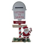 Wooden Letters To Santa Mailbox Signage 40CM