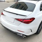 Mercedes C-class W206 Brabus Style Boot Spoiler Gloss Black 2022+