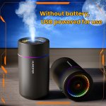 New Colorful Aromatherapy Humidifier Suitable For Bedroom Living Room Office Desk Car Humidifier Colorful Car Aromatherapy Machi