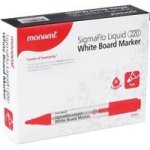 Sigmaflo Whiteboard Markers Red Box Of 12