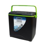 Leisure Quip 28L Hardbody Coolerbox - Black Outer Green Inner