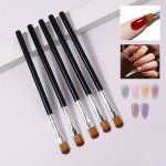 5PC Nail Art Brushes Set Nail Art Design Tools 3D Builder Nail Gel Brush Acrylic Nail Drawing Pen Nail Art Brush For Nails Exten