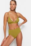Clasp Clip Detail Bikini Set - Green