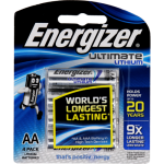 Energizer Ultimate Lithium Aa Batteries 4 Pack