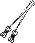 Adjustable Silicone Phone Lanyard With Grip Neck Strap Holder Ring Stand