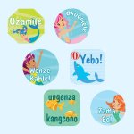 Mermaids Merit Labels - Zulu