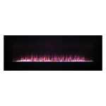 1800W Fire Place Decorative Flat Glass Indoor With Diamonds - RHE6