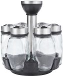 Tabletop Spice Rack Aluminium Containers Kitchen Rack