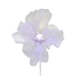 Vermillion Bead Design Cotton Flower Pink