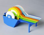 Bel-art Adhesive Tape Dispenser Write-on Economy