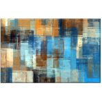 Blue Colour Abstract Wall Art Canvas Print 800 X 1200