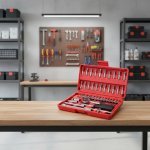 46-PIECE All-in-one Socket Wrench Tool Set With Storage Case