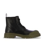 Combat Lace-up Boots -black olive