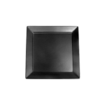 Nova Style Square Plate 26CM Matt Black Set Of 6