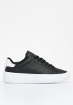 Tommy Hilfiger Cupsole Leather Sneaker - Black
