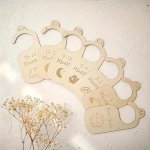 7PCS Baby Wardrobe Dividers- Perfect For Organizing Clothes And Decorating Nurseries - Suitable For Newborns 18-24 Months Christ