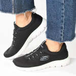 Skechers Summits Sports Sneaker - Black Multi - 8