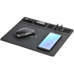 Aramis Wireless Charger Desk Organiser - Black