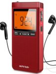 Am Fm Portable Radio Personal Radio With Excellent Reception Battery Operated By 2 Aaa Batteries With Stero Earphone Large Lcd S