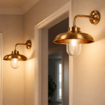 Danube Vintage Cone Metal Wall Lamp - Antique Brass Antique Sliver - Antique Silver