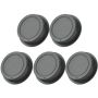 5 Pieces Canon Rear Lens Caps Black Plastic