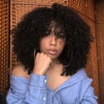 Women's Fashion Afro Kinky Curly Wig 16-INCH Synthetic Hair Replacement High Temperature Fiber Elastic Net Cap 100% Density Basi